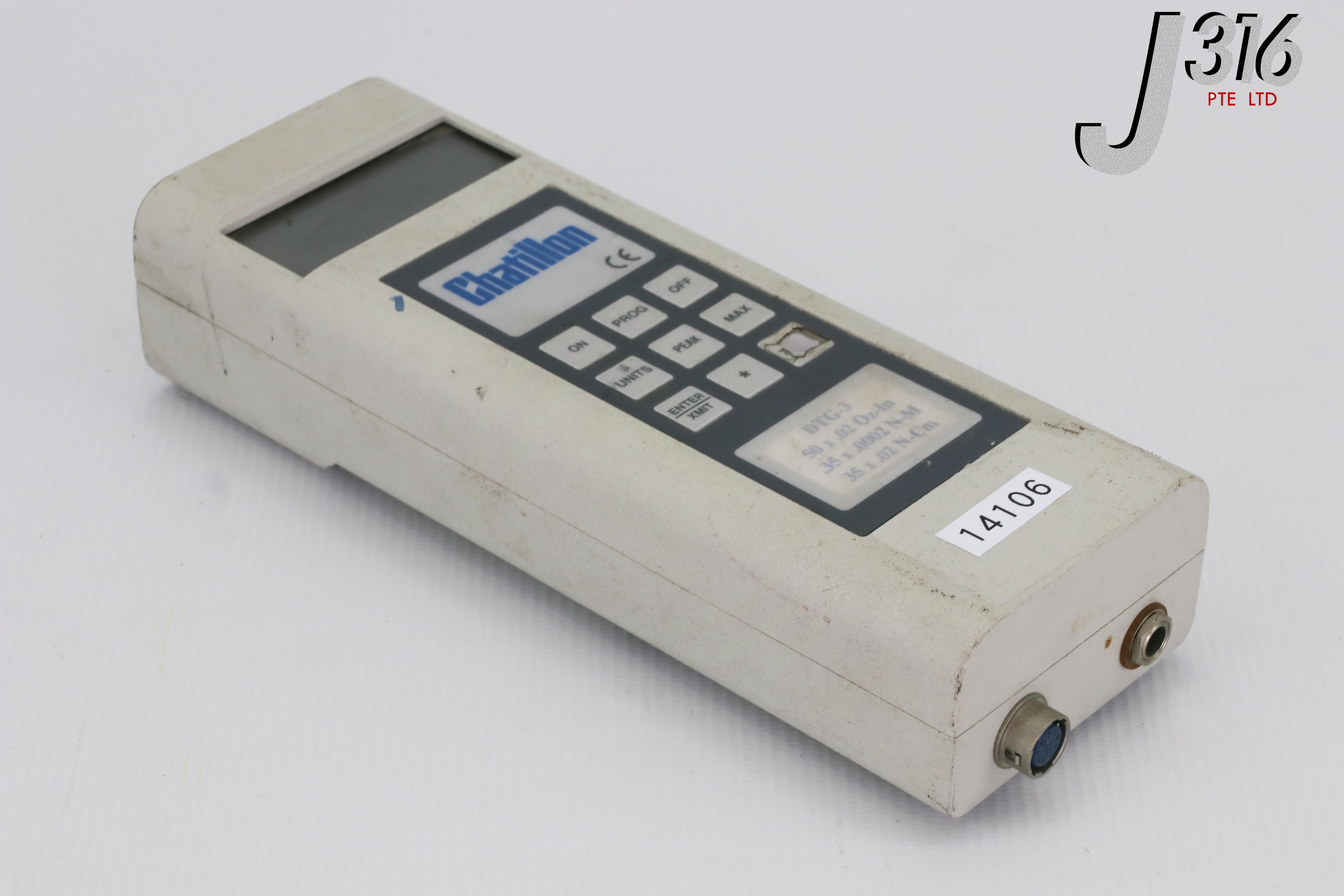 14106 CHATILLON DIGITAL FORCE GAUGE DTG-3 | eBay